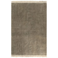 kilim-tæppe bomuld 120 x 180 cm gråbrun