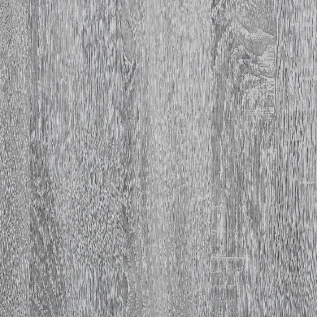 tøjreol 77x48x102 cm konstrueret træ grå sonoma-eg