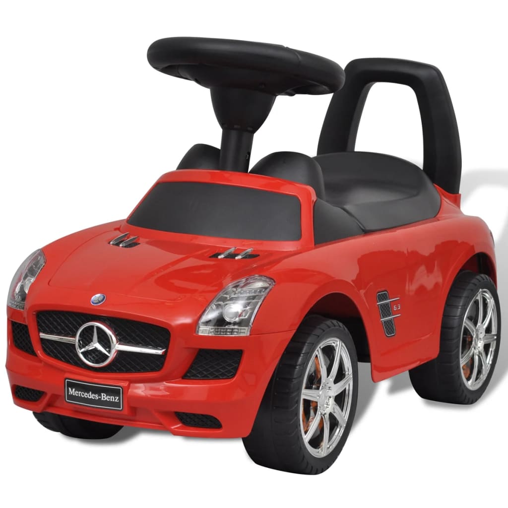 Mercedes Benz skubbevogn rød