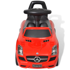 Mercedes Benz skubbevogn rød