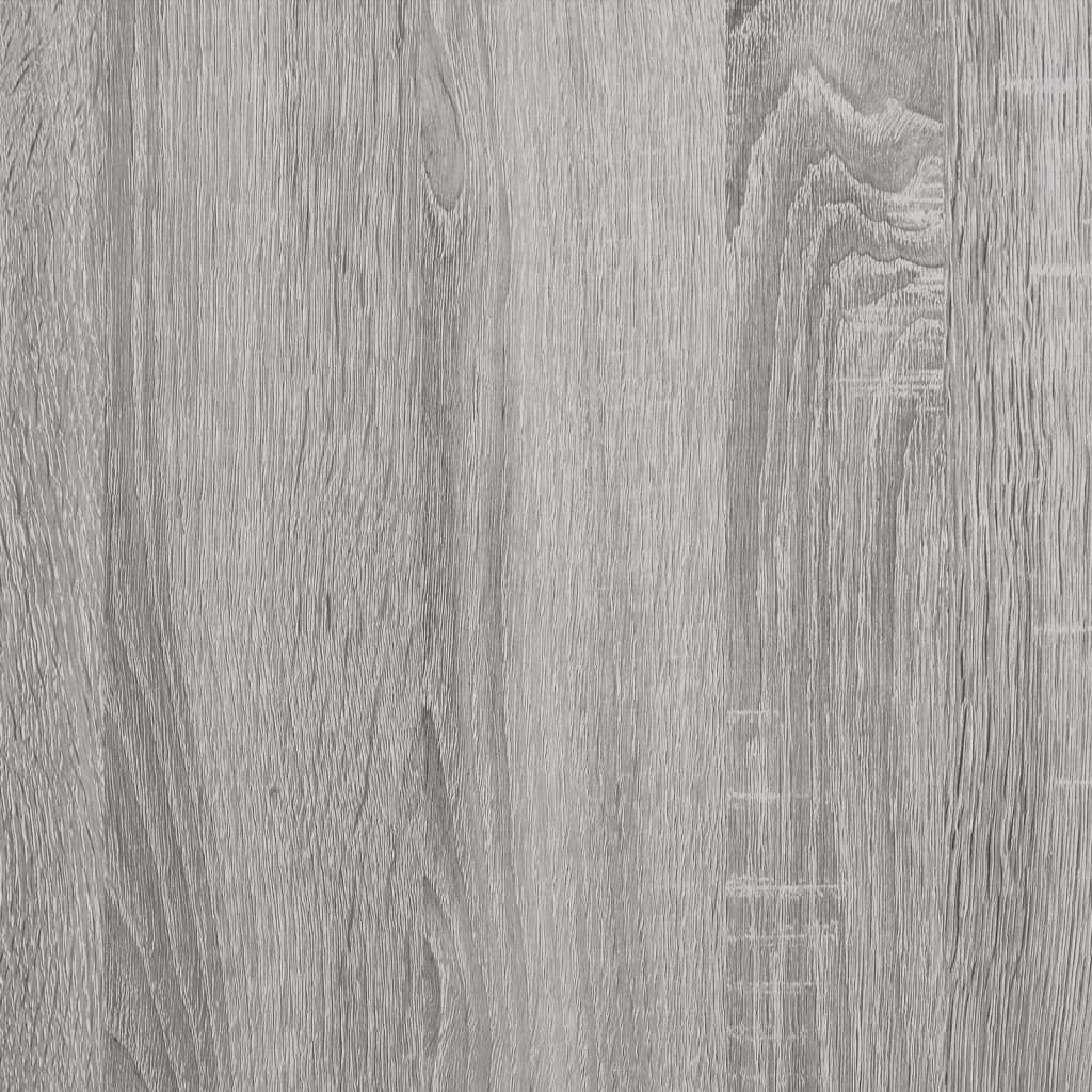 vinylskab 100x38x48 cm konstrueret træ grå sonoma-eg