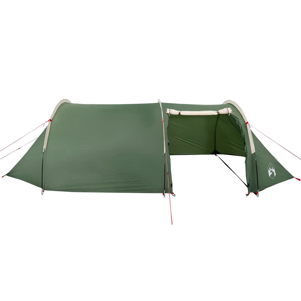 4-personers campingtelt vandtæt mørklægningsstof grøn