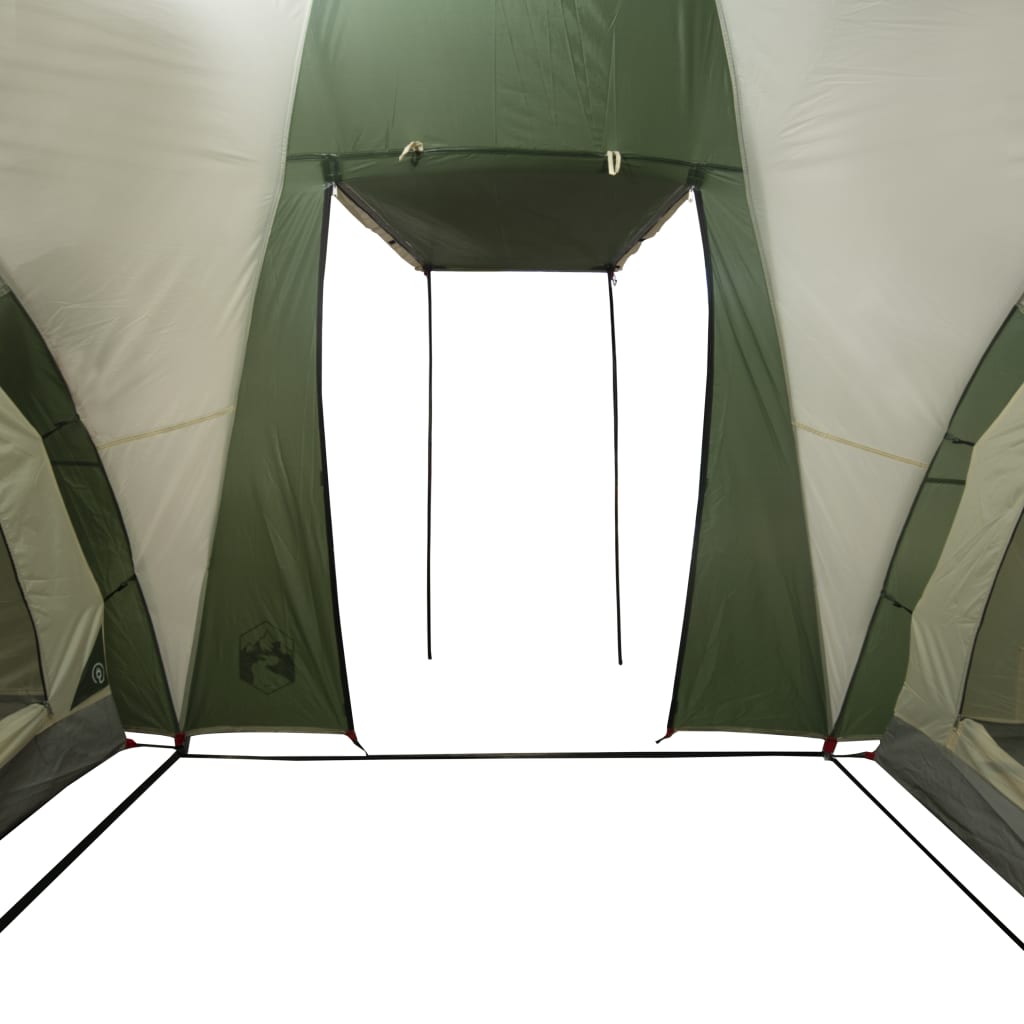 6-personers telt 576x238x193 cm 185T taft grøn
