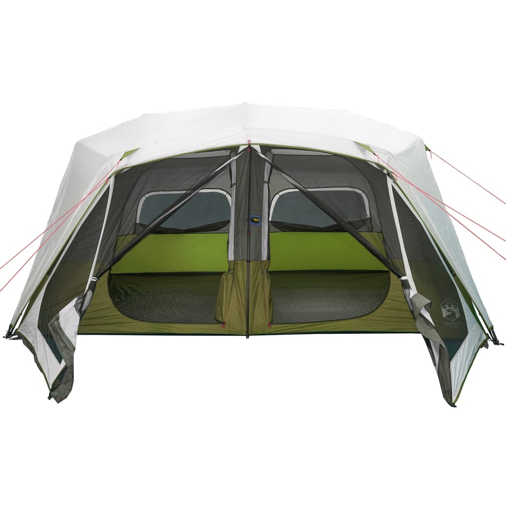 campingtelt m. LED-lys mørklægningsstof grøn