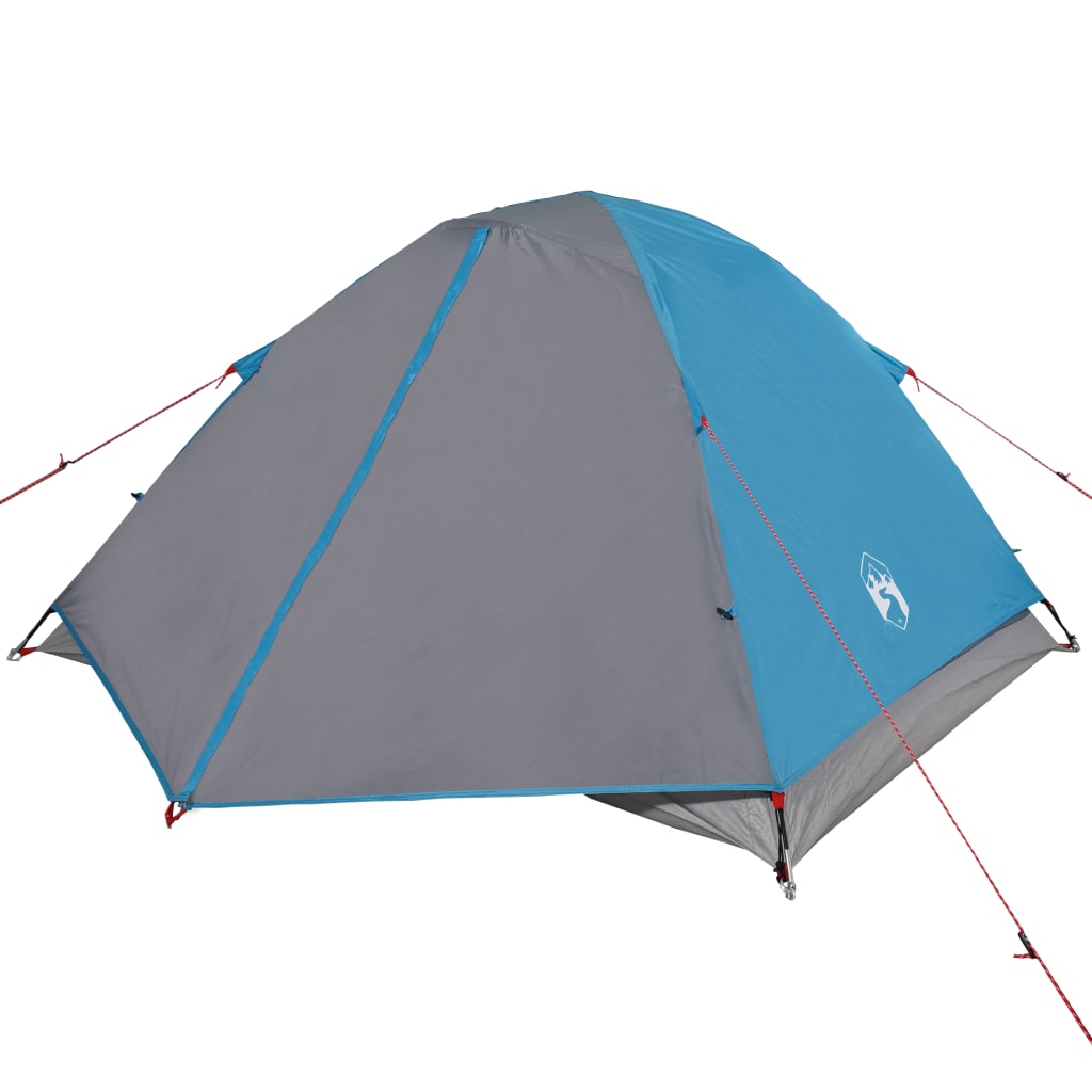 3-personers campingtelt vandtæt mørklægningsstof blå