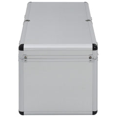 opbevaringskufferter 2 stk. aluminium sort
