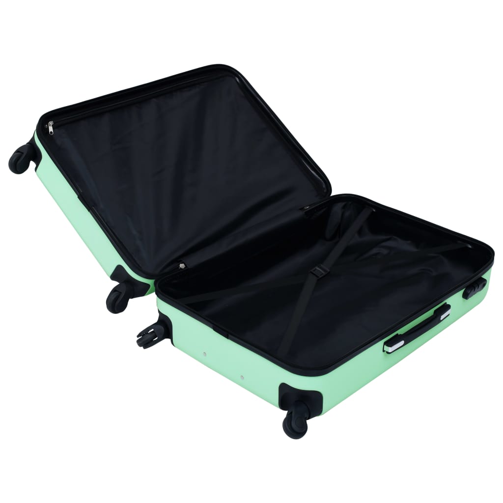 kuffertsæt 2 stk. hardcase ABS mintgrøn