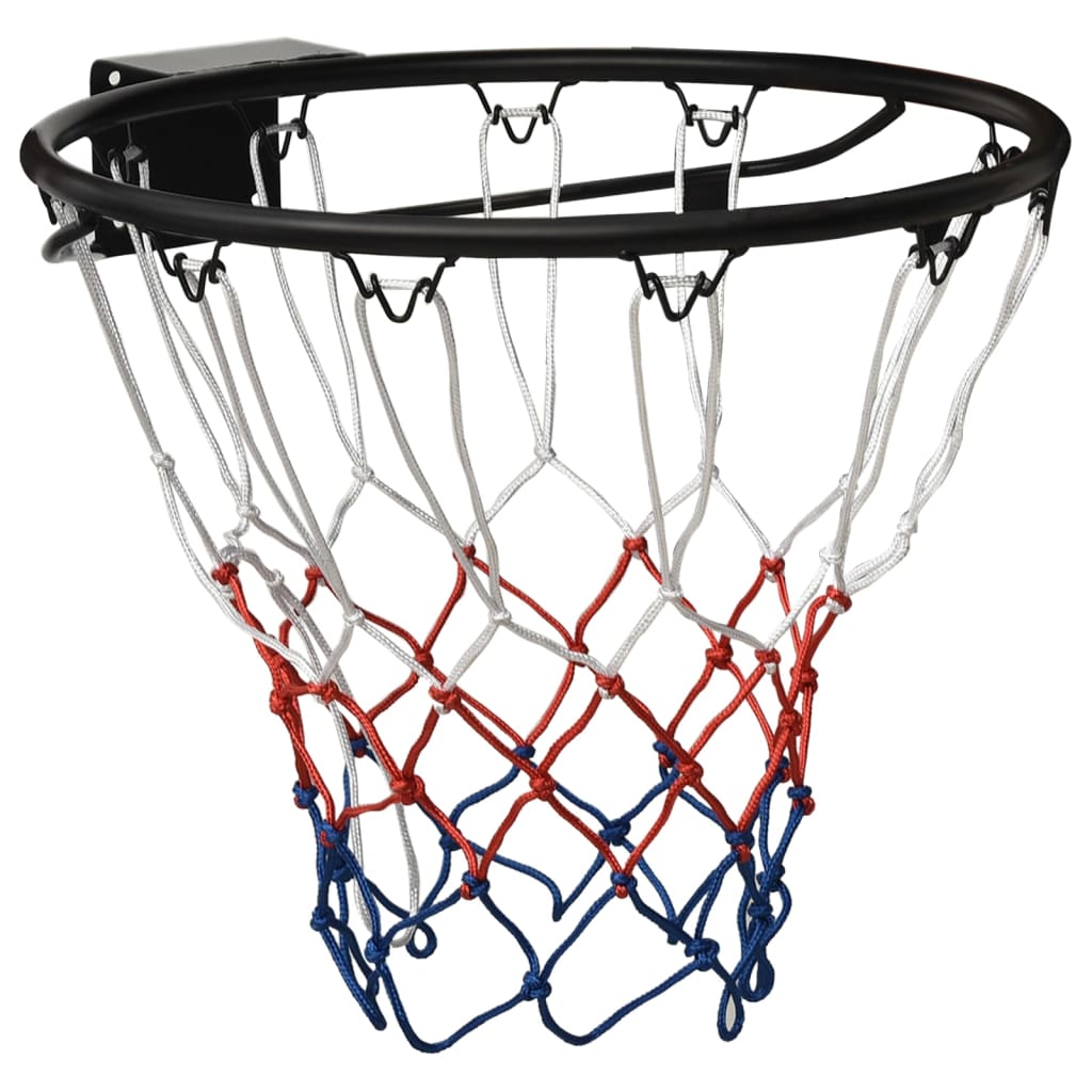 basketballkurvesæt med ring og net 45 cm orange