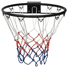 basketballkurvesæt med ring og net 45 cm orange