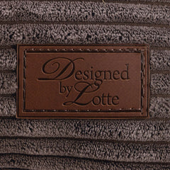 Designed by Lotte hundekurv 65x60x20 cm ribbet brun