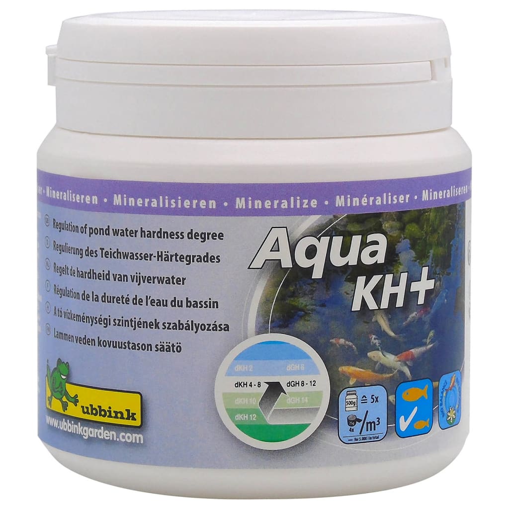 Ubbink vandbehandling til havedam Aqua KH+ 500 g til 5000 l