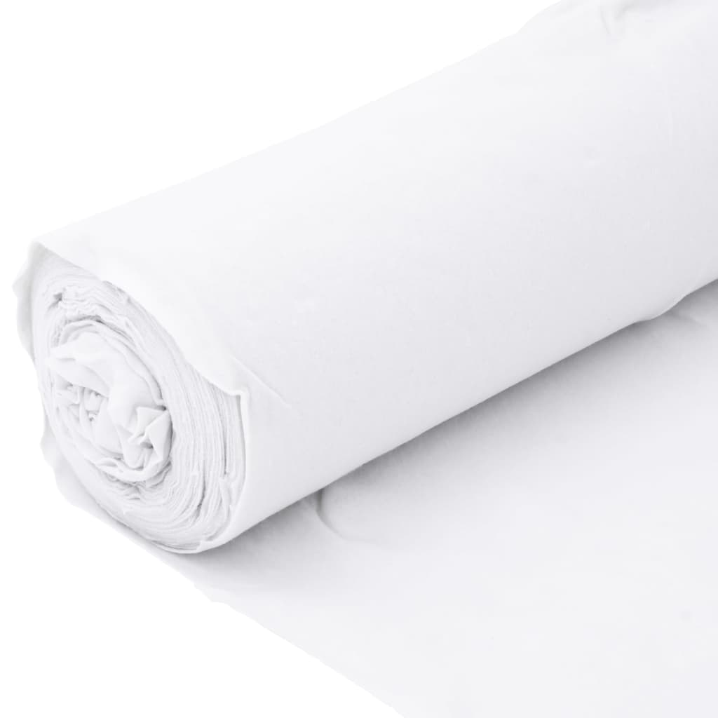 ukrudtsdug 1x50 m polyesterfibre hvid
