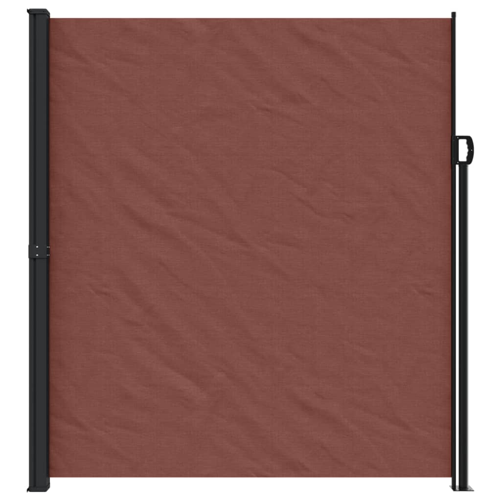 sidemarkise 220x300 cm sammenrullelig brun