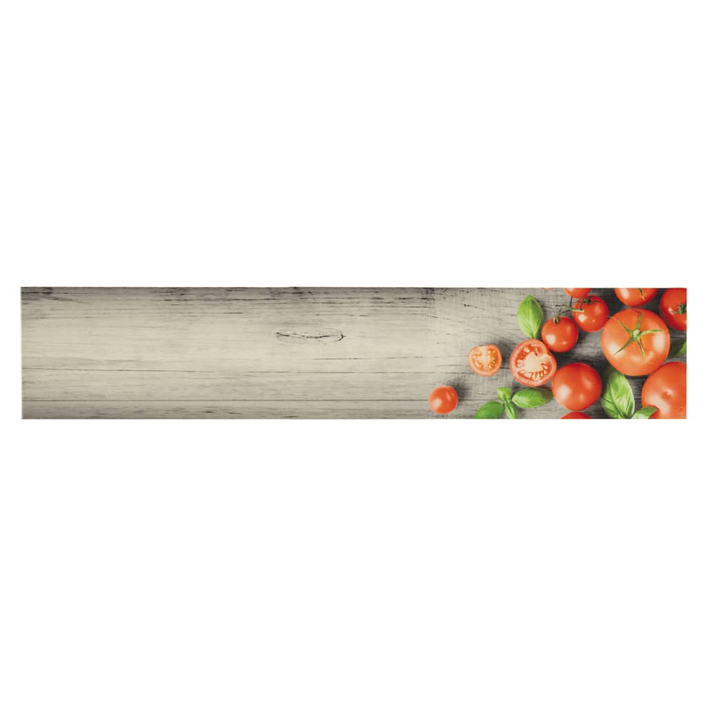 køkkentæppe 60x300 cm tomatdesign vaskbart velour
