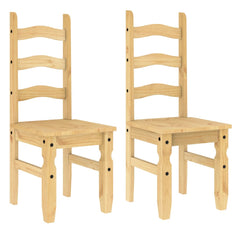 spisebordsstole 2 stk. Corona 42x47x107 cm massivt fyrretræ