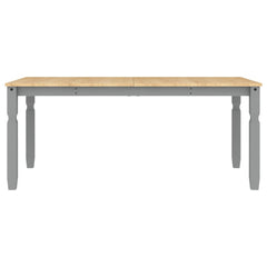 spisebord Corona 180x90x75 cm massivt fyrretræ grå
