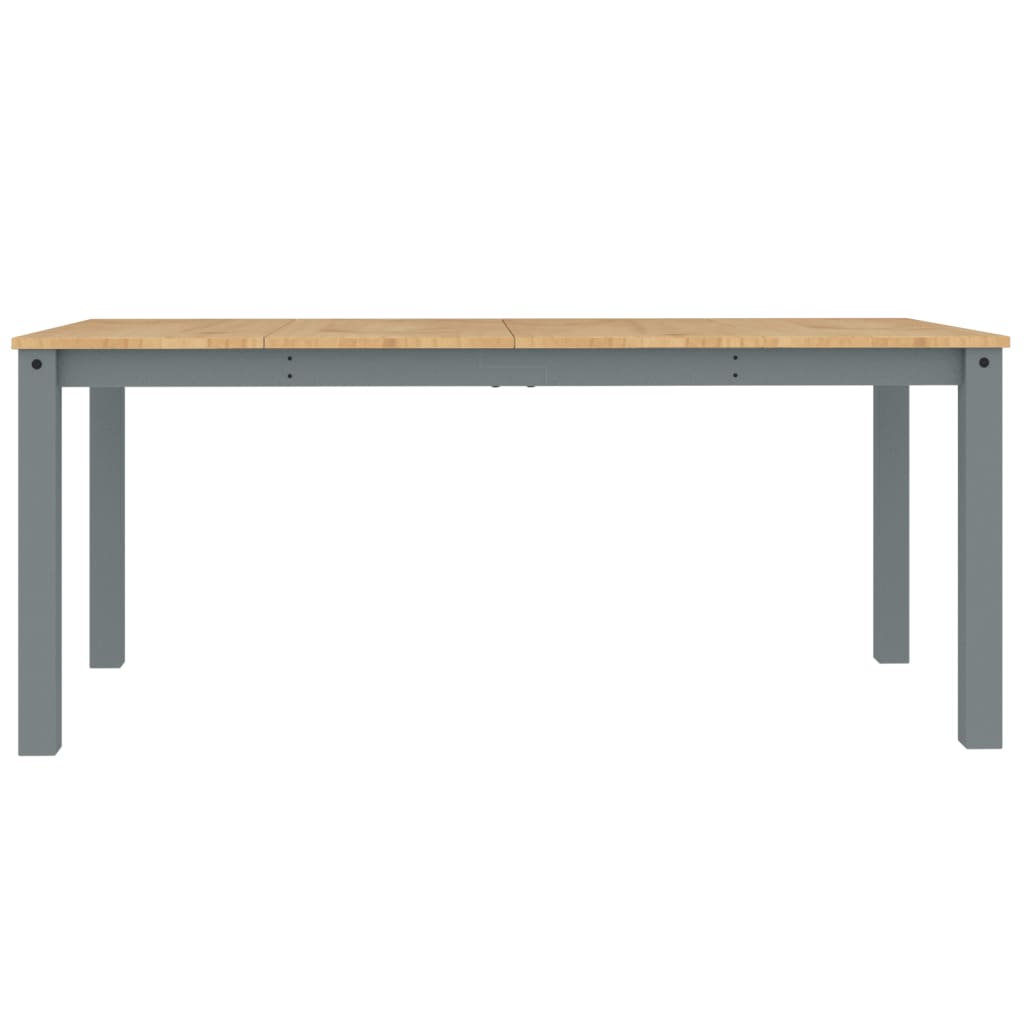 spisebord Panama 180x90x75 cm massivt fyrretræ grå
