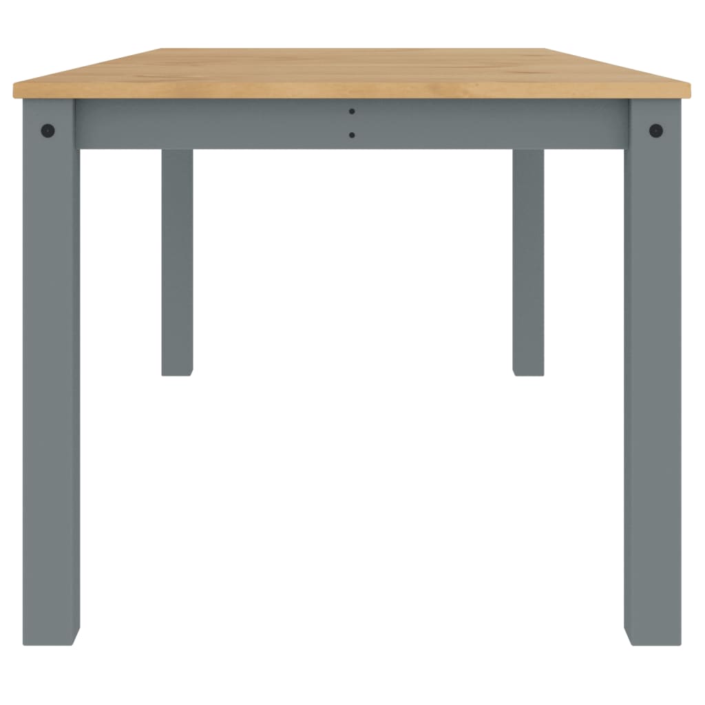 spisebord Panama 180x90x75 cm massivt fyrretræ grå