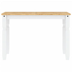 spisebord Corona 112x60x75 cm massivt fyrretræ hvid
