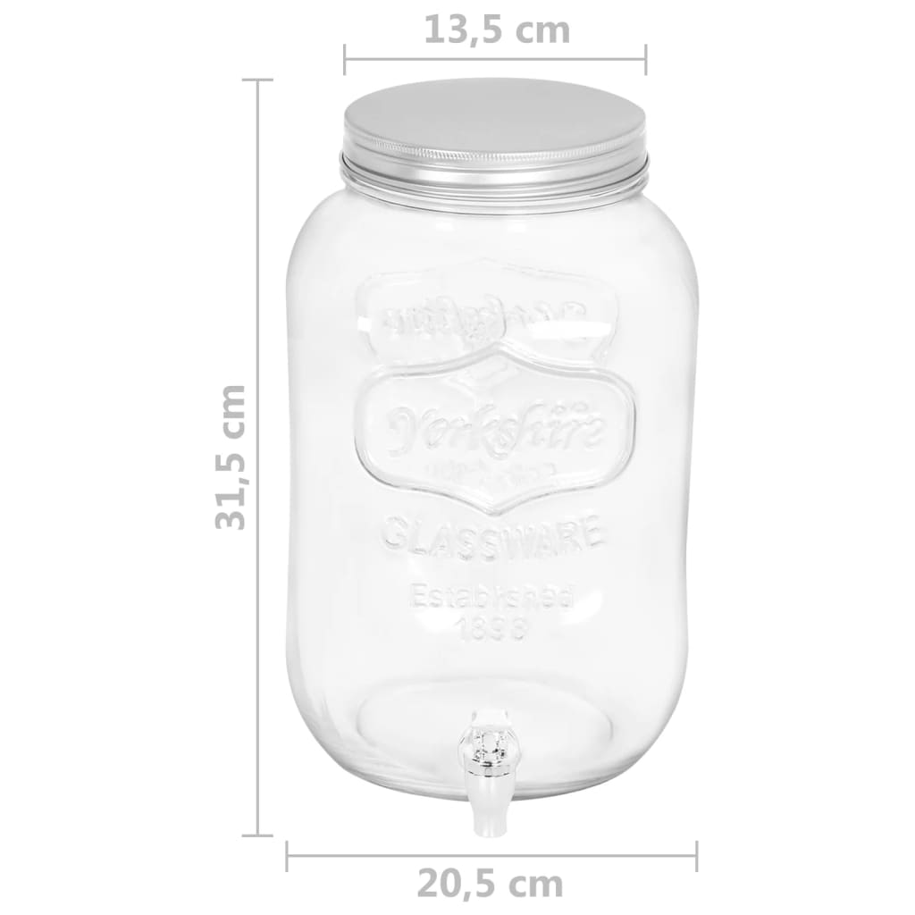 drikkevaredispenser 8050 ml glas