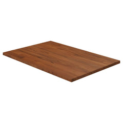 bordplade til badeværelse 60x40x1,5 cm massivt træ mørkebrun
