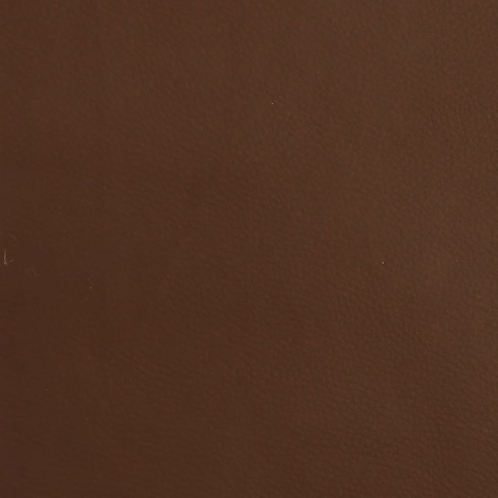 fodskammel 45x29,5x35 cm kunstlæder brun