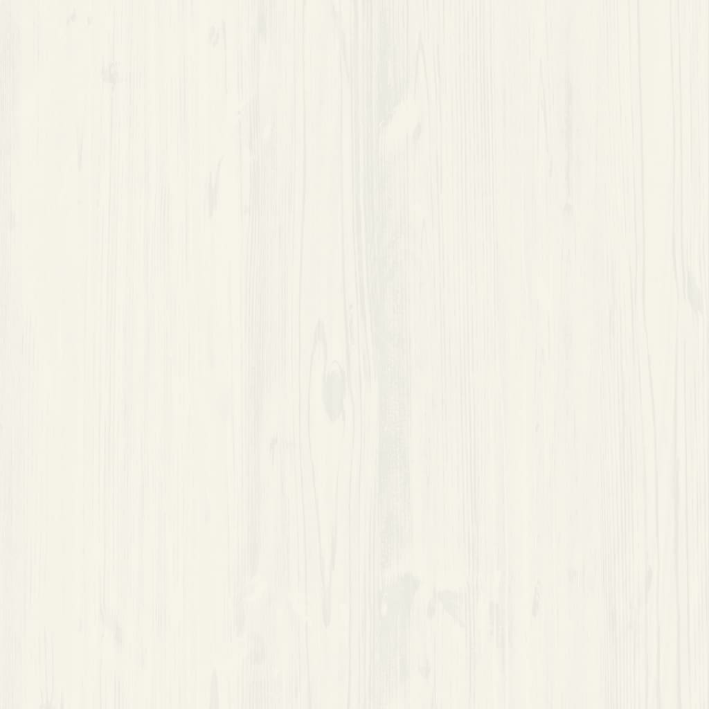 bogreol VIGO 90x35x114,5 cm massivt fyrretræ hvid