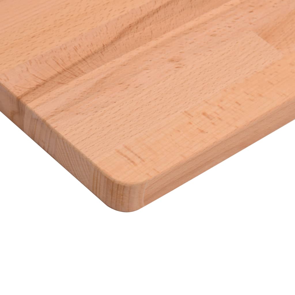 bordplade til arbejdsbænk 80x55x2,5 cm massivt bøgetræ