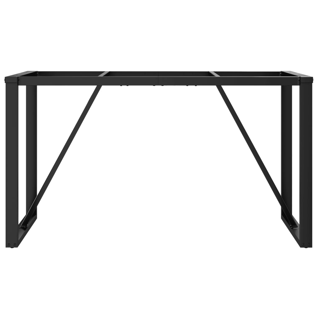 bordben til spisebord 140x60x73 cm O-stel støbejern
