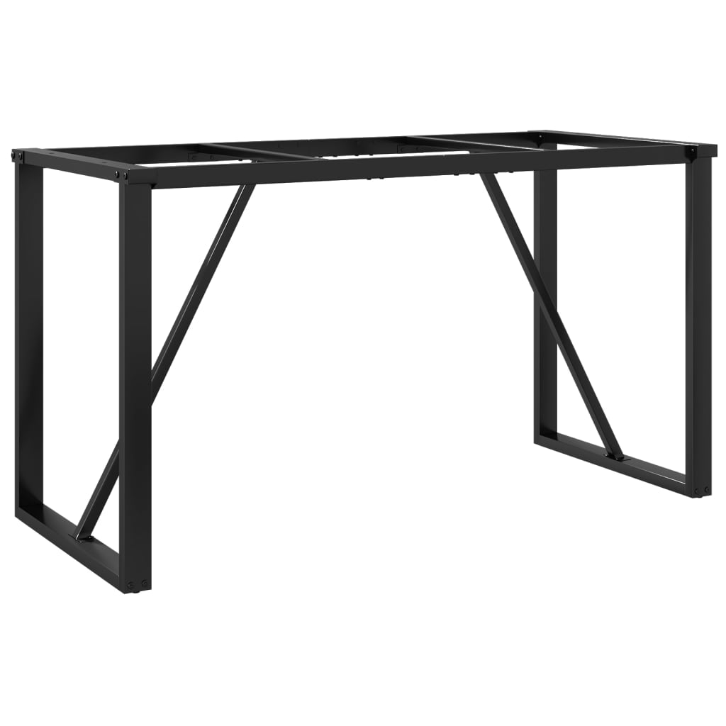 bordben til spisebord 140x60x73 cm O-stel støbejern