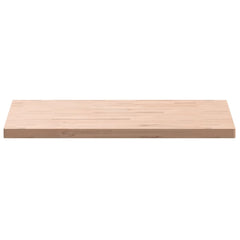 bordplade til badeværelse 100x60x4 cm massivt bøgetræ