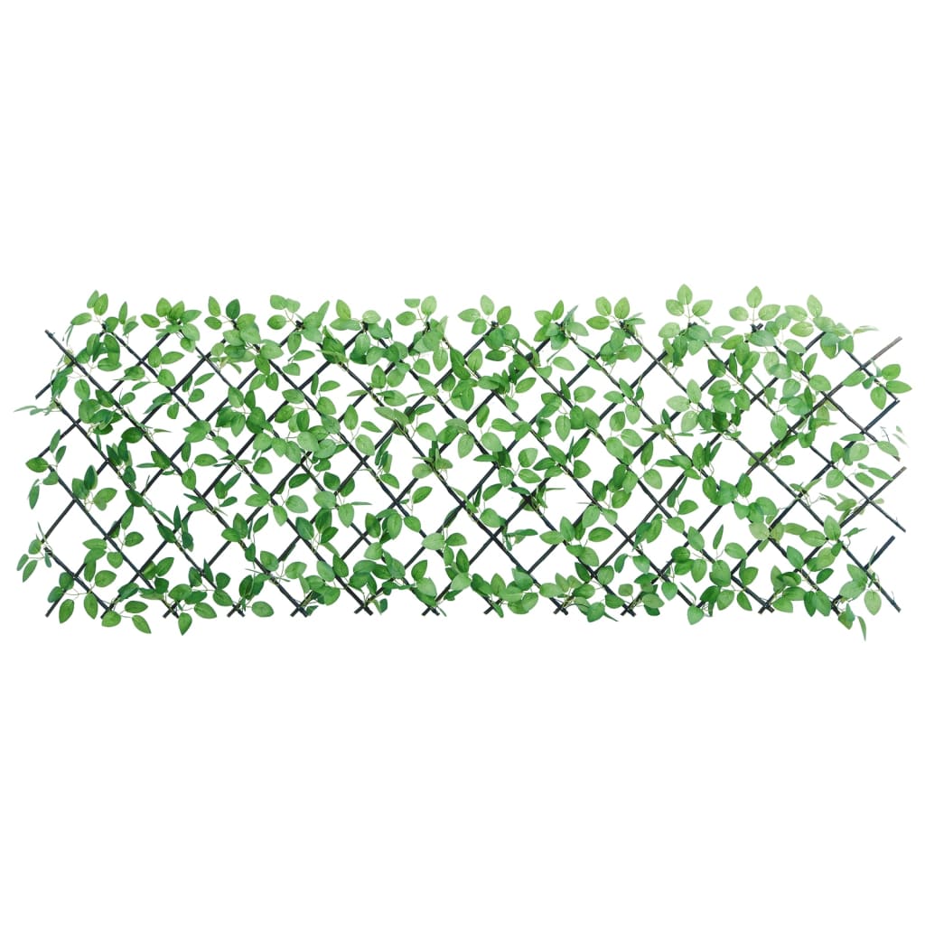espalier med kunstig vedbend 180x65 cm udvidelig grøn