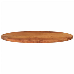 bordplade 140x60x3,8 cm oval massivt akacietræ