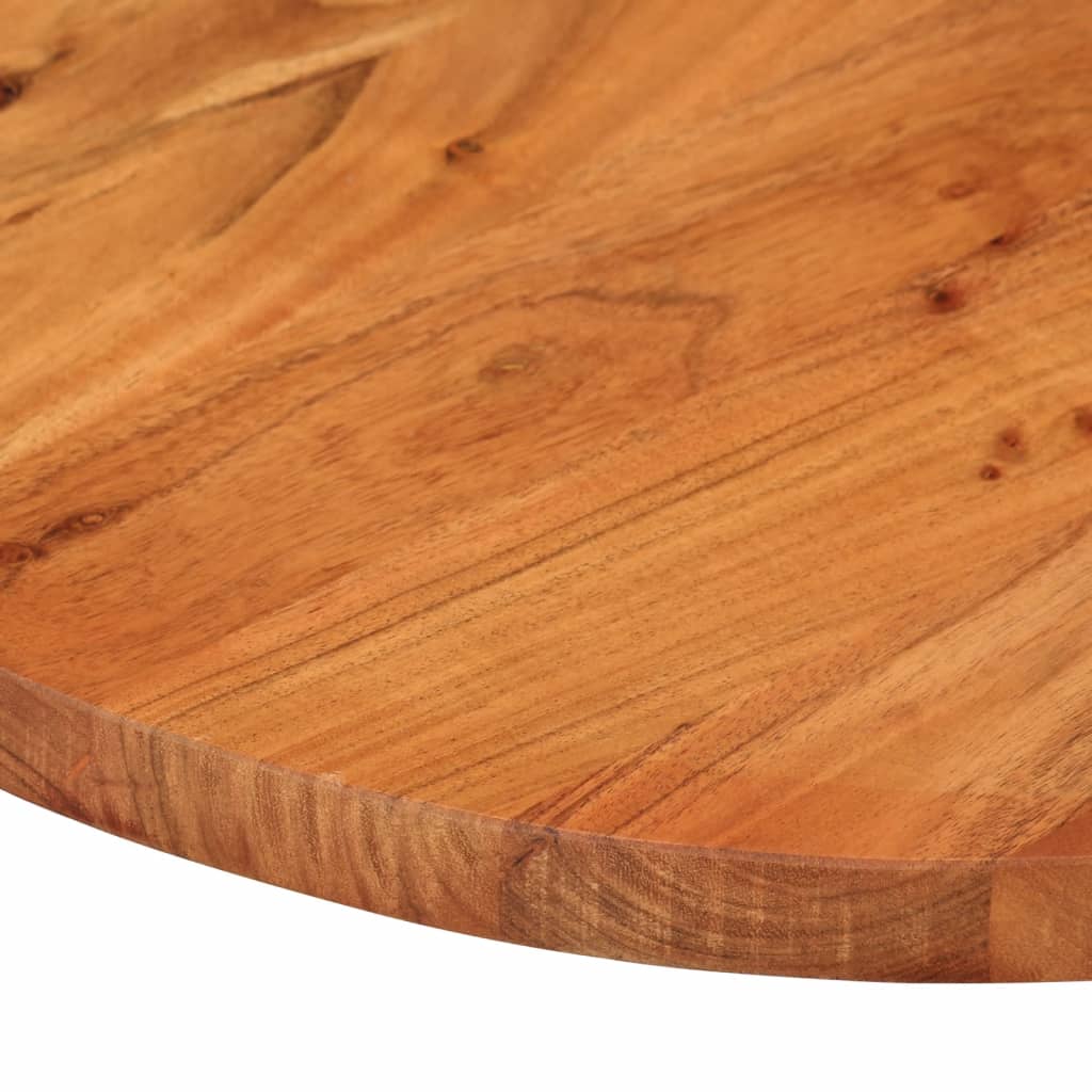 bordplade 90x40x3,8 cm oval massivt akacietræ