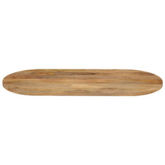 bordplade 110x40x3,8 cm oval massivt mangotræ