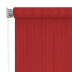udendørs rullegardin 100x140 cm HDPE rød