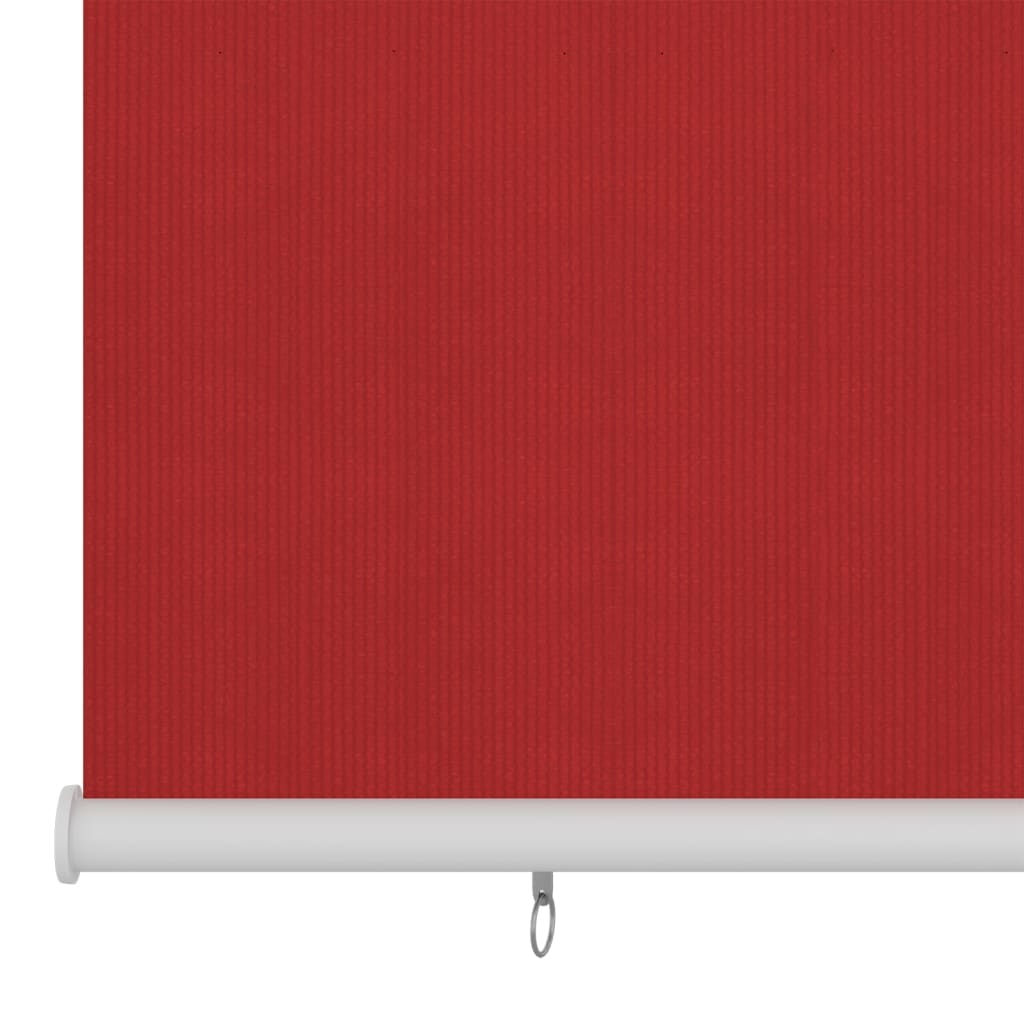 udendørs rullegardin 100x140 cm HDPE rød