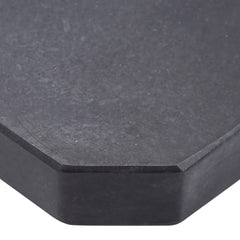vægtplade til parasol granit 25 kg firkantet sort