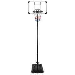 basketballstativ 280-350 cm polycarbonat transparent