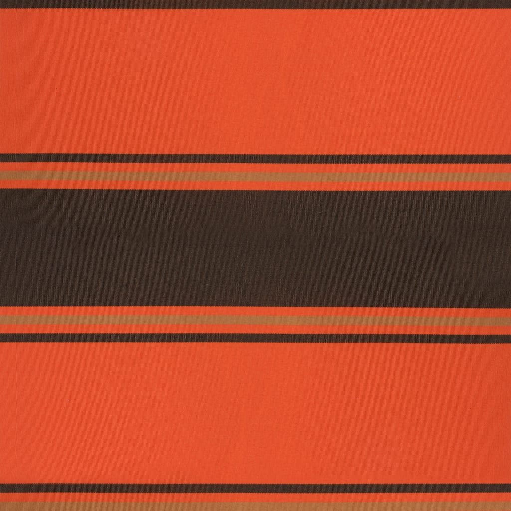 foldemarkise 3,5x2,5 m stof og aluminium orange og brun