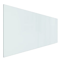 glasplade til pejs 120x50 cm rektangulær
