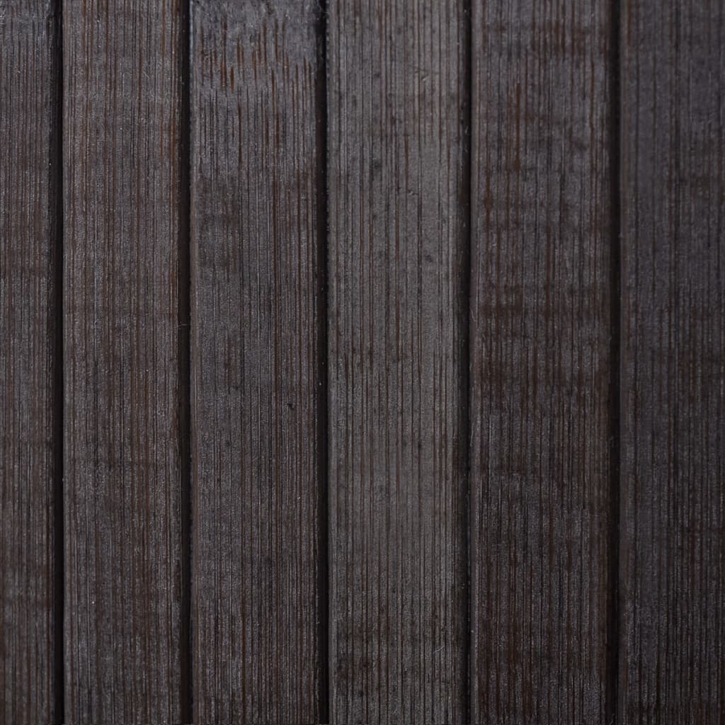 rumdeler bambus mørkebrun 250 x 165 cm
