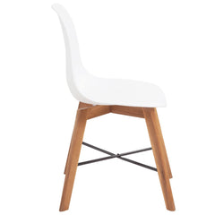 spisebordsstole 4 stk. plastik hvid