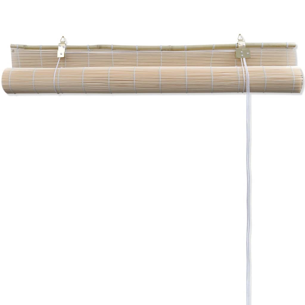 rullegardiner 4 stk. 120x160 cm naturlig bambus