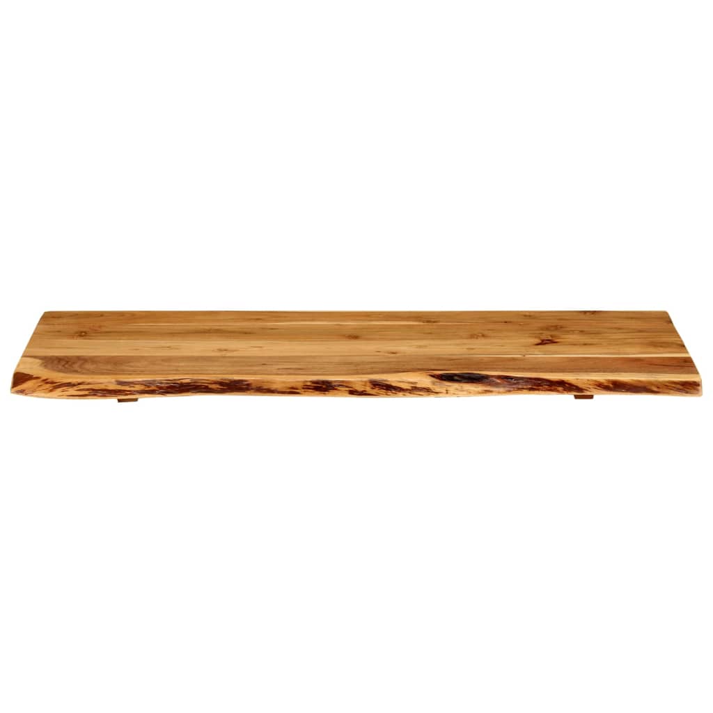 bordplade til toiletbord 100x52x2,5 cm massivt akacietræ