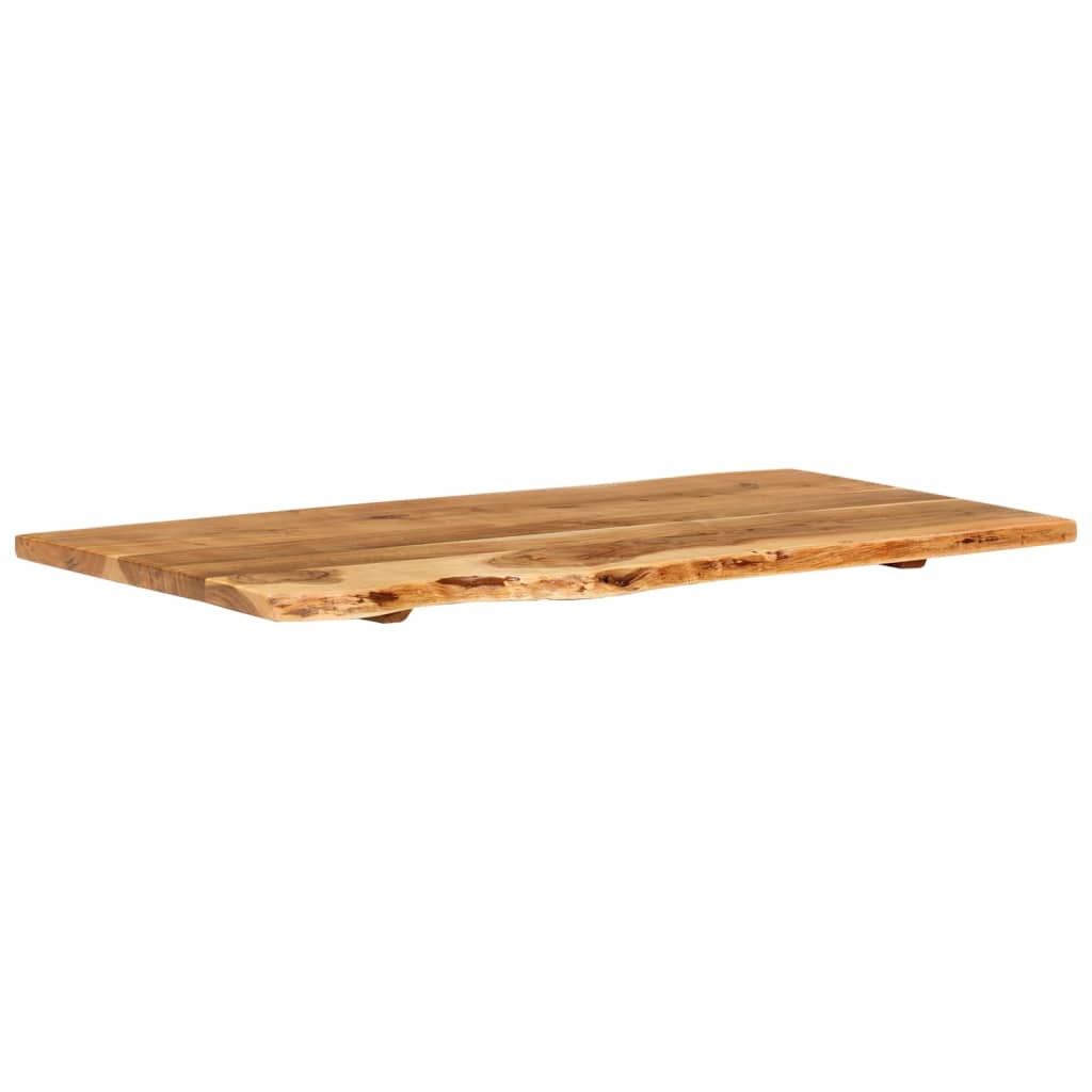 bordplade til toiletbord 100x52x2,5 cm massivt akacietræ