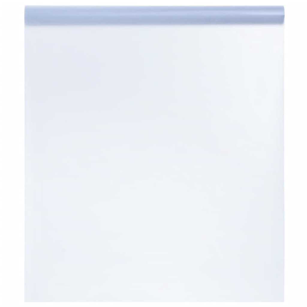 vinduesfolie 60x500 cm statisk PVC matteret transparent hvid