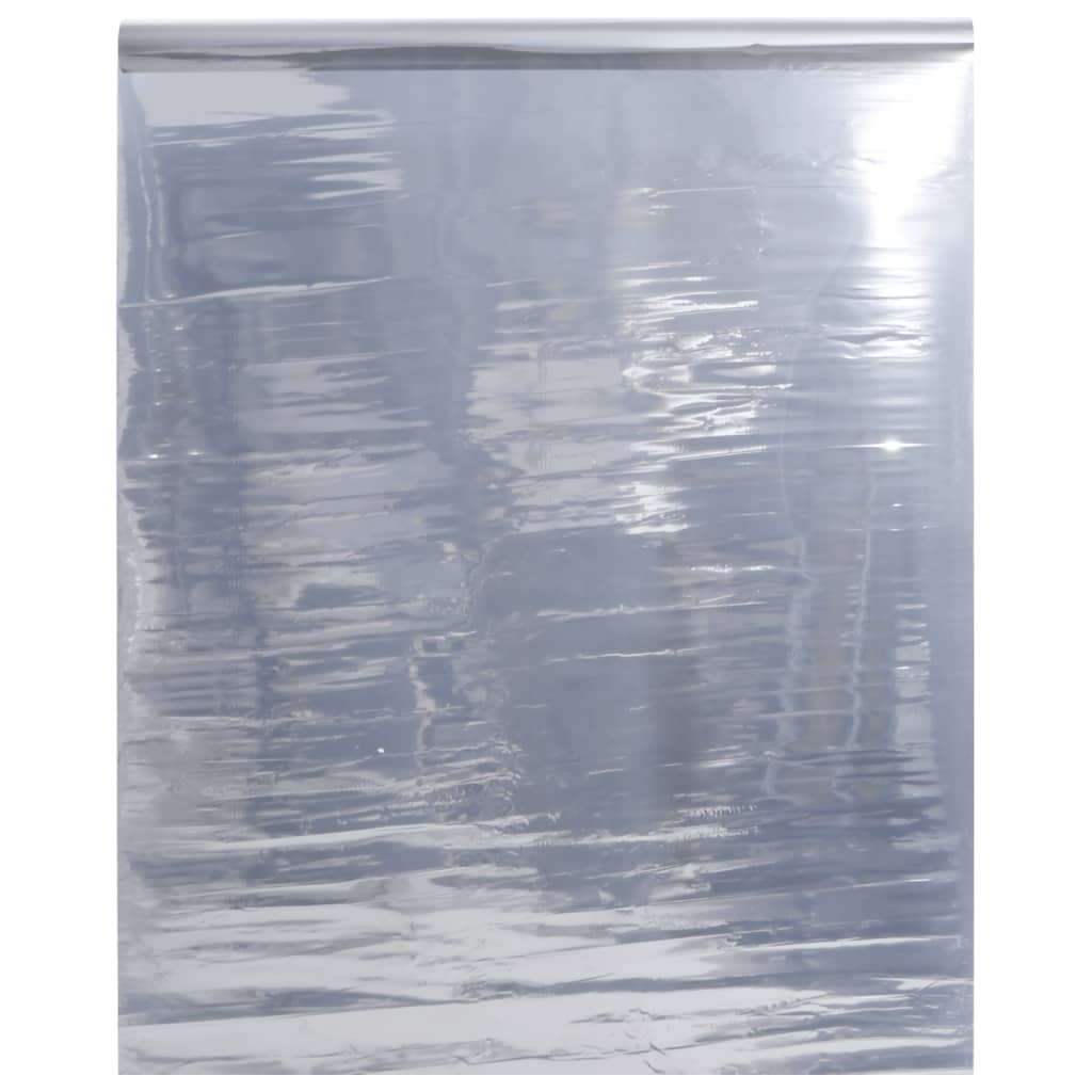 solfilm 60x1000 cm reflekterende effekt PVC sølvfarvet