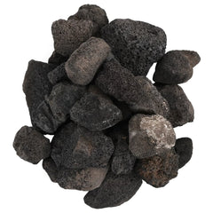 vulkanske sten 10 kg 5-8 cm sort