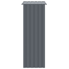 fuglebur 215x78x200 cm galvaniseret stål antracitgrå